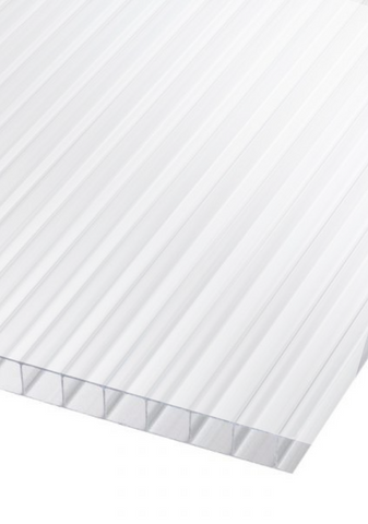 10mm Twin Wall Polycarbonate Sheeting - Opal