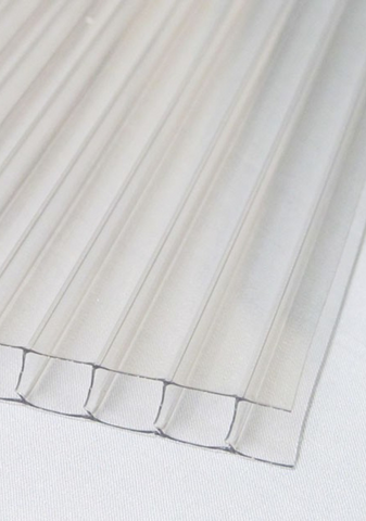 10mm Multiwall Polycarbonate Sheeting - Clear
