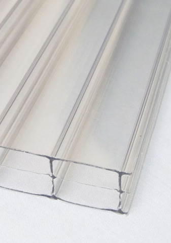 16mm Multiwall Polycarbonate Sheeting - Clear