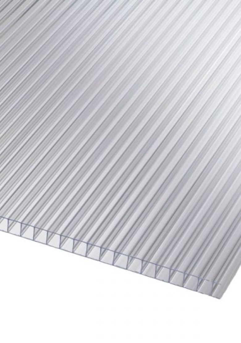 6mm Twin Wall Polycarbonate Sheeting - Clear