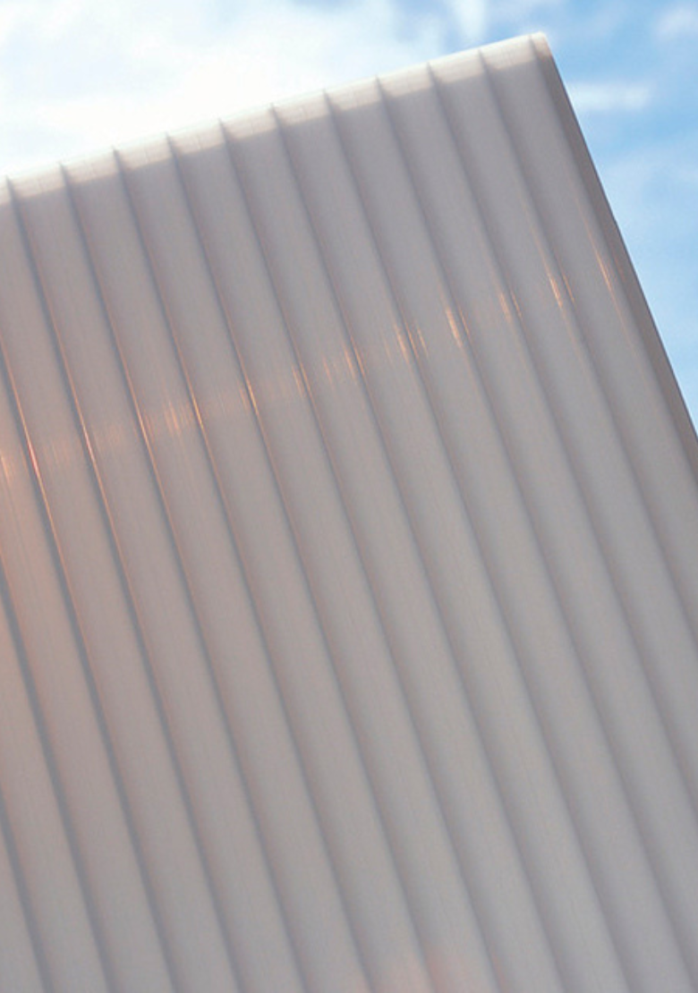 10mm Twin Wall Polycarbonate Sheeting - Opal